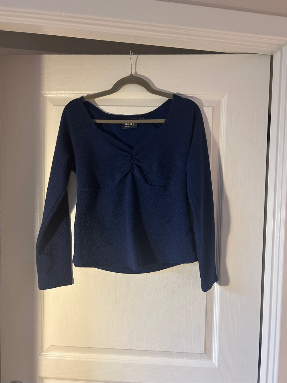 Maeve (Anthropologie) Deep Blue Long-Sleeve